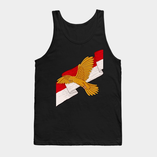 The Garuda Tank Top by rikiumart21